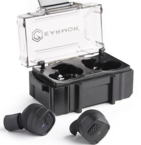 EARMOR M20T Pro - Tappi per orecchie elettronici per tiro – NRR 30 dB BT 5.4 con riduzione del rumore – protezione dell'udito attiva per sport di tiro, caccia, edizione 2025