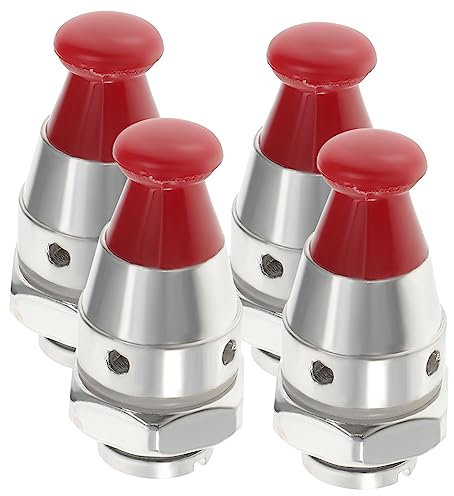 jojofuny 4pcs Pressure Cooker Safety Valve Jigger Valve for Use Easy to Install High Reliability Compatible Pressure Cookers