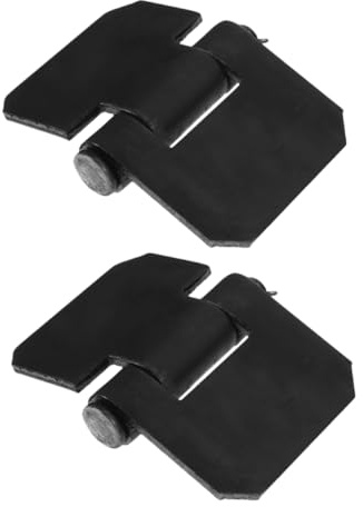 ELAYARD Lot de 2 Charnières Soudables en Acier, Design Épaissi, de Porte Détachable pour Remorque et Camping-Car, Installation Facile
