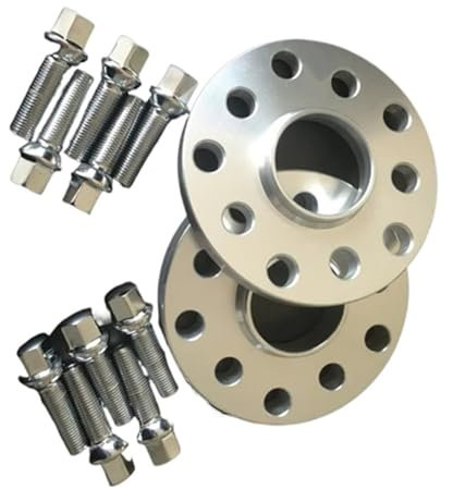 BILKAR Rad Spurverbreiterungen Kompatibel Mit Für A6 Für Quattro Für S6 1995–2007 2008 2009 2010, 2 Stück, Hubzentrischer Spurverbreiterung, Adapter PCD 5 X 100/5 X 112 CB 57,1 Mm M14 X 1,5(20mm)