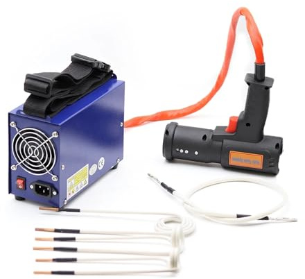 Outil de chauffage par induction Chauffa à Induction magnétique Portable 1500W, Circuit de chauffa à Induction sans flamme, bricola for réparation de voiture, outils de démonta de boulons