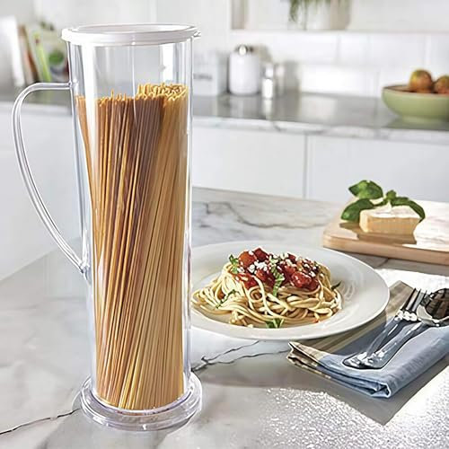 Pasta Maker Tube - Energy Saving Cooking Jug with Thermal Lid & Strainer for Fast and Easy Spaghetti and Noodle Preparation