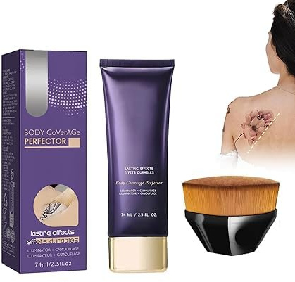 Body Coverage Perfector – Professioneller Body Körper Make Up Wasserfest | Ideal zur Tattoo, Bein und Körper Narbe Abdeckung | Lang anhaltende Deckkraft & natürlicher Look