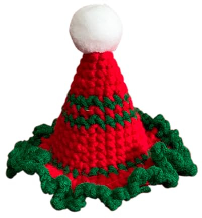 Katzen Weihnachtshut Gestrickte Mützen | Kätzchen Mützen Für Welpen Kätzchen Kleine Hunde Und Katzen Winter Party Feiertag Verkleidung Requisiten Und Zubehör