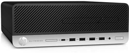 HP PC Computer Desktop EliteDesk 705 G5 SFF, Processore Ryzen 7 Pro 3700, Memoria Ram 16GB, Disco SSD 512GB, Scheda Grafica Dedicata Radeon R5 2GB, Win 11 Pro (Ricondizionato)