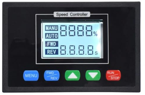 FABULETTA Regulador digital de velocidad del motor PWM para CC 12 V 24 V 36 V 48 V, temporizador, adelante/atrás, 40 A