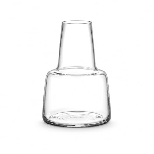 Holmegaard Vase mittel Hals H12 cm Flora aus mundgeblasenem Glas, klar