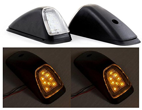 24/7Auto 2x 24V 8 LED Orange Bernstein Seite Dach Ecke Begrenzungsleuchten Lastwagen Atego I/II Actros I/II Axor I/II 2004+
