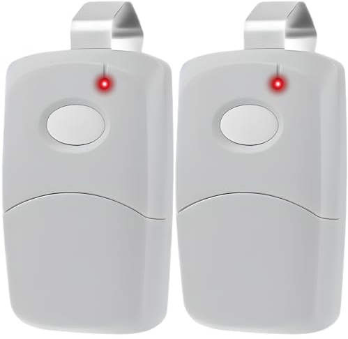 2X for Multicode Linear 308911, 10 dip Switch Gate Opener Remote 300MHz, Multi Code Garage Door Opener Remote, Garage Clicker Replacement