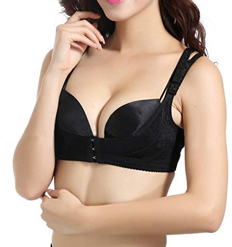 Boolavard Soutien-Gorge Dirndl Xtreme Push-up sans Silicone Soutien-Gorge lisseur Oktoberfest (FR/ES, Alpha/Lettres, Grand, Taille Normale, Taille Normale, Noir)