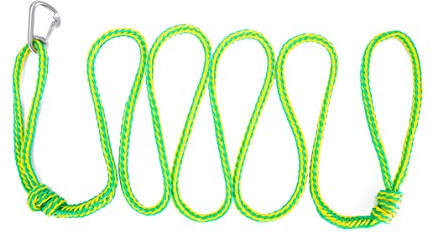 Kayak Tow Rope with Clip, Boat Dock Line with 316 Stainless Steel Hook – Heavy Duty Marine Rope for Ski, Tube, PWC, Pontoon & Kayak Docking