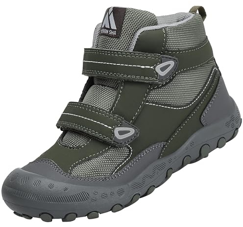 Mishansha Zapatillas de Senderismo para Niños Antideslizante Niños Niñas Botas de Trekking Ligeras Deportivas Tallas 24-38 EU