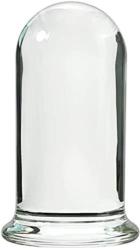 OnundOn Dildo Anali Vetro Dildo Butt Plug Anale in Vetro Grande (diametro 4.5cm)