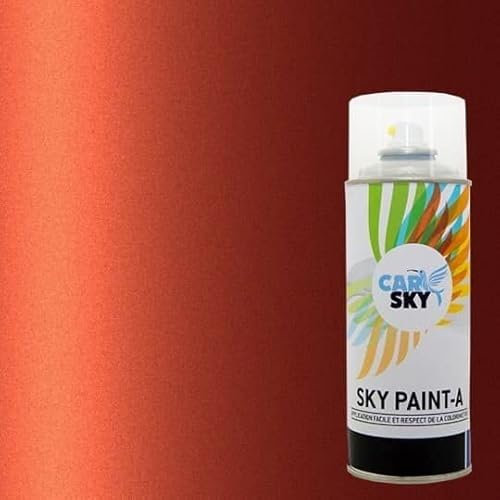 Carsky Aerosolfarbe, kompatibel mit Toyota Rot Tourmaline Met, KHK und Hochglanzlack, 2 x 400 ml