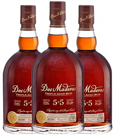 Ron Williams & Humbert Dos Maderas P.X. 5+5 Botella Medium 50 cl (Caja de 3 Botella Medium de 50 cl)