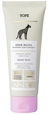 YOPE | Crema-Maschera Mani Creamy Musk | Protettiva Nutriente con profumo muschiato di lusso | 99% naturale | Vegana | Non testata su animali | Dermatologicamente testata | 50 ml