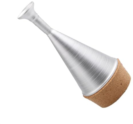 Zubehör für Waldhorn Silberne Aluminiumlegierung, Waldhorn-Dämpfer, Übungsdämpfer, Zubehör Für Blasinstrumente