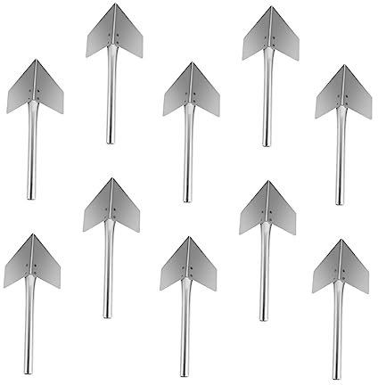 UPKOCH 10pièces Truelle Inoxydable Pour Intérieurs Et Extérieurs Outils De Rénovation Murale Trowel à Angle De Degrés Pour Application De Mortier Et Finition De Plâtre