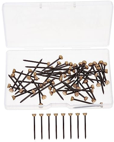 Homoyoyo 60St Reißzwecke Bildaufhänger ohne Nägel schwarze Ornamenthaken Bilderrahmen Foto-Hakennadel Hakennägel für Bürobilder verpackt Wandhalterung Kleiderbügel Stift Kupfer