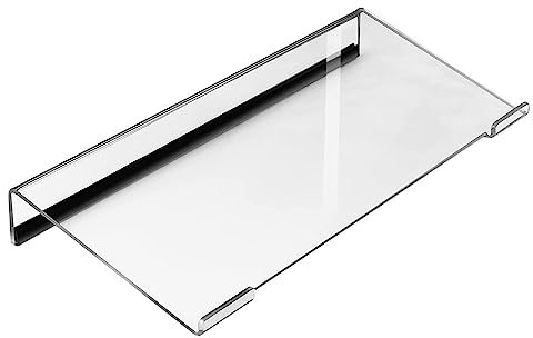 Supporto per Tastiera in Acrilico - Supporto per Tastiera Trasparente, Supporto per Tastiera Rialzata, Sollevatore per Tastiera PC in Acrilico, per La Digitazione Ergonomica in S-Ale PC
