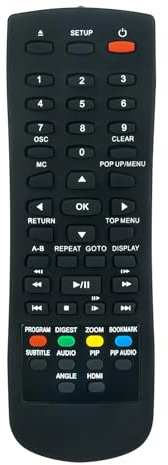 VINABTY SE-R0420 Remplacement de la télécommande Compatible avec Toshiba Blu-Ray Disc Player BDX1300 BDX4300 BDX1300KB BDX4300KB