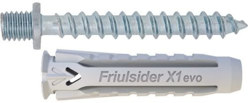 CF TASSELLO UNIVERSALE X1 EVO VITE DOPPIO FILETTO 100 PZ. mm. 6x30