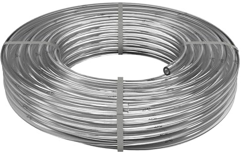 5mm X 8mm Clear Silicone Vacuum Tubing Rubber Hose Air Water 5 Metres