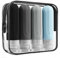LANZHANFEI Travel Bottles,4 Pack Travel Bottles for Toiletries,Holiday Essentials for Women,Travel Essentials Accessories,Refillable 90ml for Lotion, Body Wash,Shampoo&Conditioner(BPA Free)