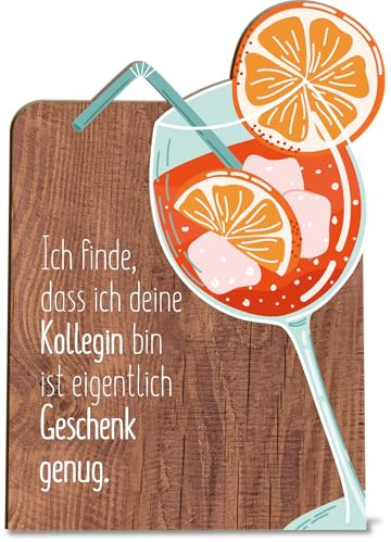 Kollegin Geschenk - Kollegin Holzkarte - Geburtstagskarte - Kollegin, Kollegin mit Herz, Geschenk Kollegin, Geschenk Kollegin Geburtstag, Beste Kollegin Geschenk, Geburtstag Kollegin Geschenk