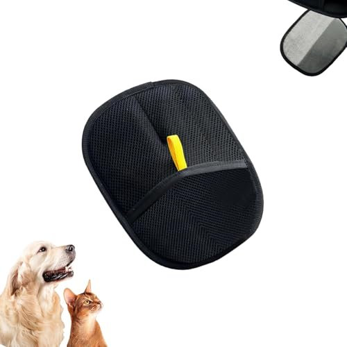 YJWZ Guante Quitapelos para Mascotas - Manopla Quita Pelo Gato/Perro, Cepillo para Eliminar Pelo de Mascotas, Guante Reutilizable para Baño, Masaje y Desenredar (1PC)