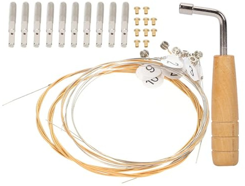 Juego de Cuerdas de Lira Llave de Afinación, 1 Set