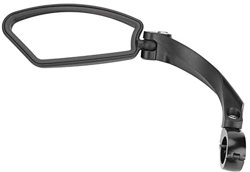 BONKZEBU Fahrrad Rückspiegel, 360 ° Einstellbarer Fahrradspiegel mit Reflektor, Einfache Installation für Lenker 21 26 Mm, Aufbewahren Sie (Links Rückspiegel (HF-MR080L))