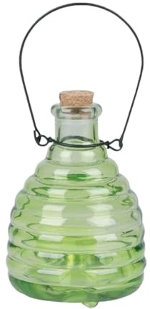 Piège à guêpes pour l'extérieur - Répulsif biologique - Piège à guêpes à suspendre - Attire les guêpes avec effet longue durée - Moyen contre les guêpes - Protection contre les guêpes - Protection