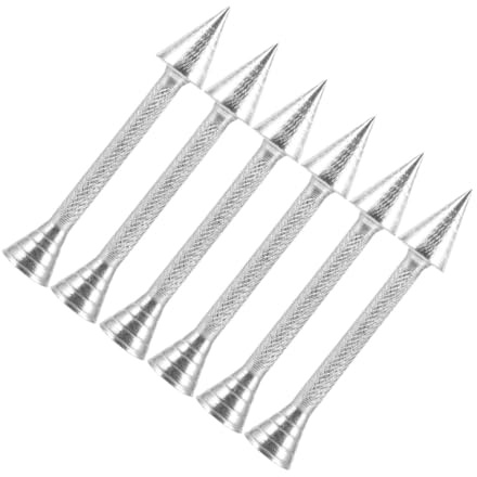ZUNOXAZ 6pcs Aluminum Cake Decorating Rods Icing Tools for Baking Pastry Nozzles for Flower Piping Stick Cake Making Tools Baking Supplies