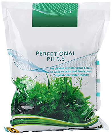 Agatige 1000g Bag Aquarium Fish Tank Mud, Aquatic Plant Soil Bottom Water Grass Seeds Plant Sand Mud for Aquascaping, Aquariums, Vivariums and Terrariums