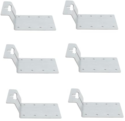 Mumusuki Soporte de Poste en T para Buzón de Correo de 3 Pulgadas, Adaptador de Montaje Vertical de Hierro Resistente para Cercas y Letreros, Perfecto para Proyectos de Jardinería Al Aire Libre