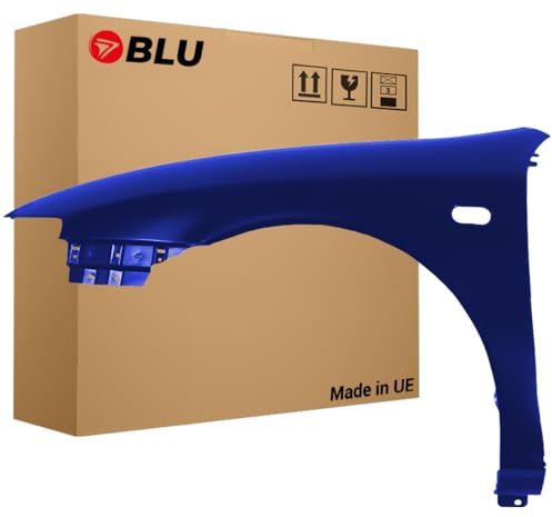 BLU Premium Kotflügel Passend für Seat Toledo II 2 LS5N Links Blau | 1999-2004 | Vorderseite Vorne | Verzinkt & Lackiert | Einbaufertig
