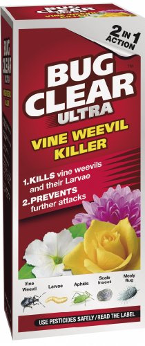 A&D BugClear Ultra Vine Weevil Killer, Fast-Acting Concentrate, Larvae Control, Long-Lasting Root Protection, 480ml