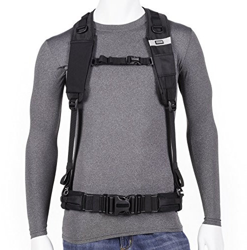 Think Tank Pixel Racing Harness V3.0 - Black Striped Nylon Body Strap for Photographic Equipment Bag Accessories