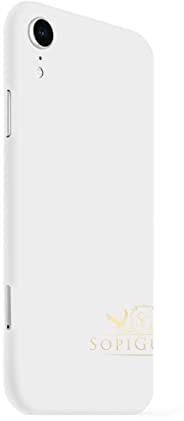 SopiGuard Sticker Skin for iPhone XR Precision Edge-to-Edge Vinyl Decal (Matte White)