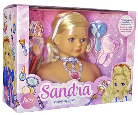 FALCA - Busto pettinato e trucco 24 cm, multicolore (69501)