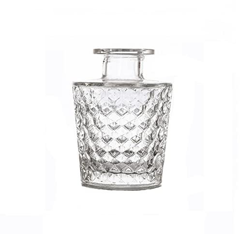 100ml vetro trasparente diffusore bottiglie vuote diffusore barattoli aromaterapia contenitore accessori fragranza uso per fai da te diffusore bastoncini di ricambio oli essenziali artigianato decor