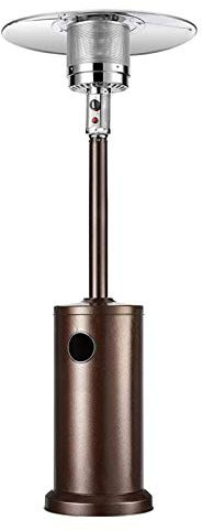Dbtxwd Parapluie De Chauffage À Gaz, Chauffage De Terrasse Commercial - Allumage par Impulsion Et Rouleau Portatif, Chauffage Extérieur en Acier Inoxydable À Contrepoids Élargi,Liquefied Gas