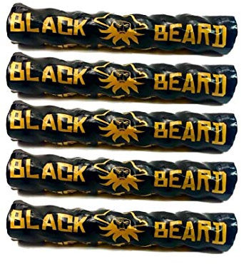 Black Beard Fire Starter Rope (5 Pack) | 100% Weatherproof Fire Starter for Campfires | Can Light 50+ Fires with Over 4.5 Hour Burn Time | Infinite Shelf Life for Emergency Survival Kits | Made in USA