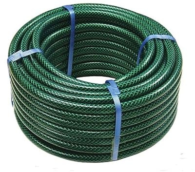 100m Garden Hose Set - High Strength Triple-Layer Tool, 12.5mm Diameter, 1.5mm PVC - Flexible Hose Pipe Reel for Gardening, Watering - 4 Universal Tap Connectors, Adjustable Spray Nozzle