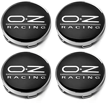 XGAGCF Coche Rueda Centrales Tapas Tapacubos Aluminio Buje Badge Emblema, para OZ Racing 60MM Auto Llantas Centro Decorativa Cubierta Accesorios