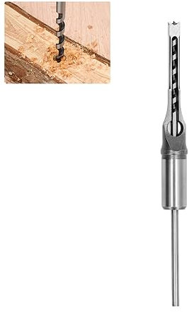 Kit De Foret Mortiser, Foret À Mortaiser À Trou Carré En Acier Allié Ciseau À Mortaiser Réglable Outil Électrique À Bois Pour Perceuses À Trou Carré Et Machines À Tenon Carré(8mm)