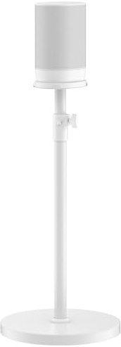 Supporto per altoparlante da pavimento per Sonos Move Stand con clip per cavi di gestione, compatibile con Sonos Move supporto per altoparlanti, facile da installare, bianco