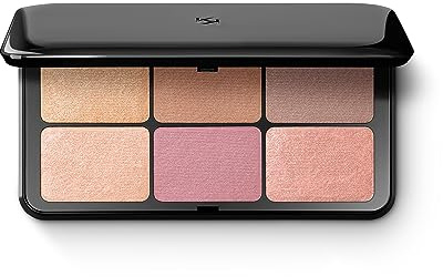 KIKO Milano Irresistible Total Look Face Powder Palette 01 | Palette Di Polveri Viso Con 2 Terre, 2 Blush E 2 Illuminanti