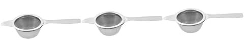 Garneck 3St Teesieb Edelstahl teesiebe teeeier Teekessel Edelstahl Teeblattsieb werkzeug Tee-Ei tragbarer Teefilter Teesieb Kupfer waschbar Teezubereiter schmücken Tee Kaffee